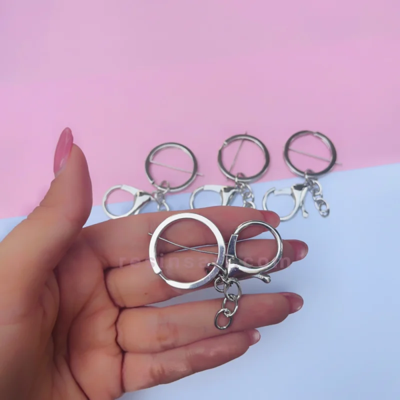 جاکلیدی نقره‌ای قفل‌دار