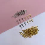 حلقه پیچ نقره ای و طلایی
