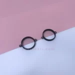 فریم دستبند دایره مشکی