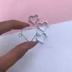 فریم گردنبند و دستبند طرح قلب
