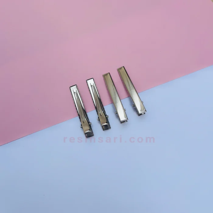 گیره انبری نقره ای