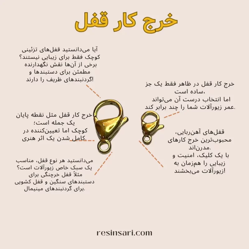 نحوه استفاده از خرج کار زیورآلات 2 خرج کار زیورآلات