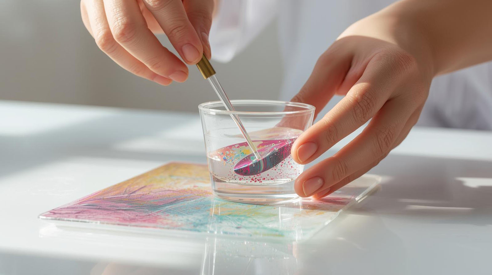 چگونه رنگ را به رزین اضافه کنیم