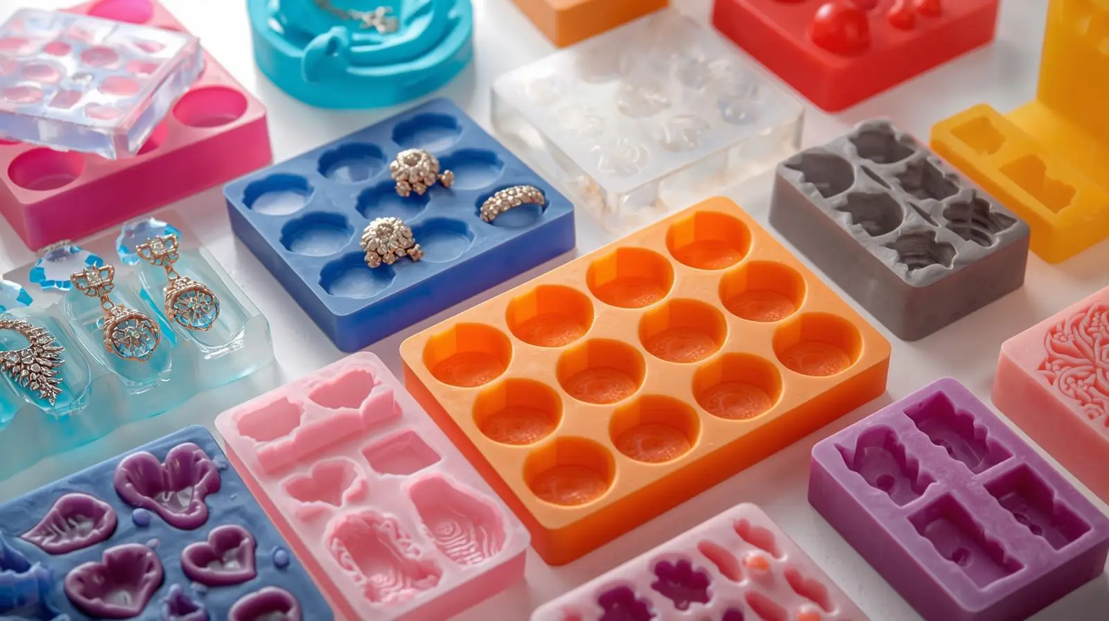 قالب سیلیکون برای ساخت زیورآلات رزینی