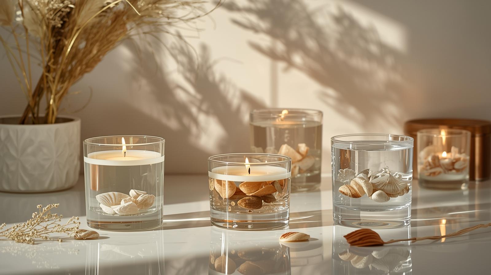 آموزش شمع سازی با پارافین ژله ای