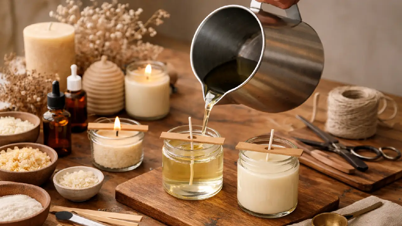 شمع دست ساز